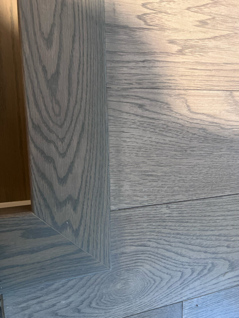 Corner Floor Installation