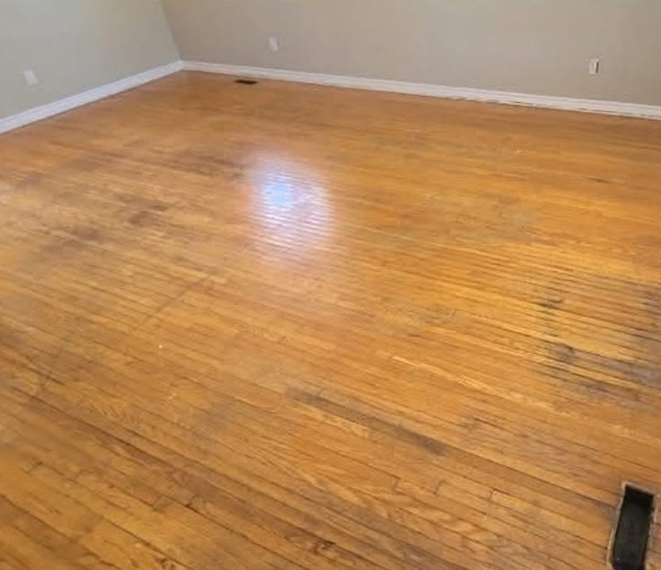 Floor Before Refinishing