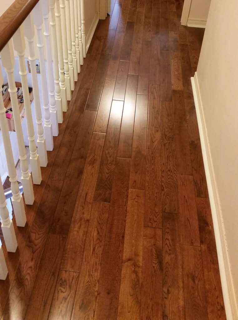 Flooring on a hallway